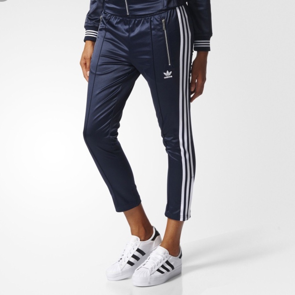 Adidas Navy Cigarette Pants - S (new with tags)